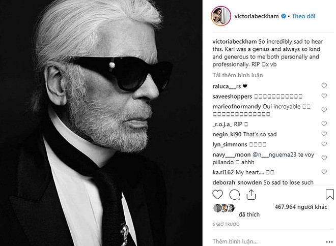 Kendall Jenner, G-Dragon và sao quốc tế tiếc thương Karl Lagerfeld ảnh 2