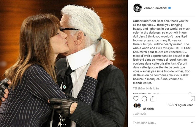 Kendall Jenner, G-Dragon và sao quốc tế tiếc thương Karl Lagerfeld ảnh 20