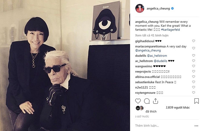 Kendall Jenner, G-Dragon và sao quốc tế tiếc thương Karl Lagerfeld ảnh 5