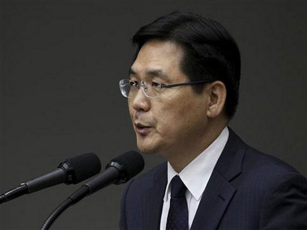 Người phát ngôn Bộ Quốc phòng Hàn Quốc Kim Min-seok. (Nguồn: AP) Quan chức Hàn Quốc: Triều Tiên "phải sớm biến mất" ảnh 1