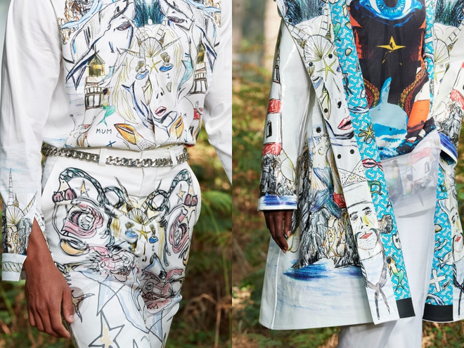 Thiên nhiên nở rộ trên những sáng tạo Xuân Hè 2021 của Burberry ảnh 17