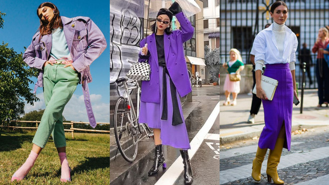 Sắc tím tiếp tục làm chủ "sân chơi" thời trang phái đẹp mùa Thu Đông ảnh 6