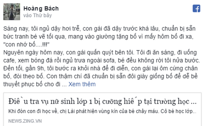 Ca sỹ Hoàng Bách kêu gọi trừng phạt tội phạm ấu dâm ảnh 2