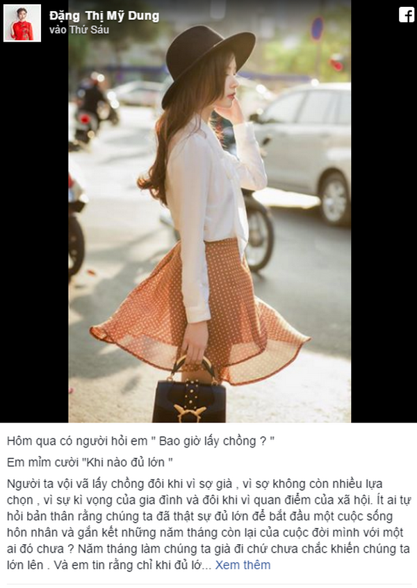 Chia sẻ của Midu về tình yêu và hôn nhân trên Faceook cá nhân Hot girl Midu đáp trả chất vấn bao giờ lấy chồng? ảnh 2