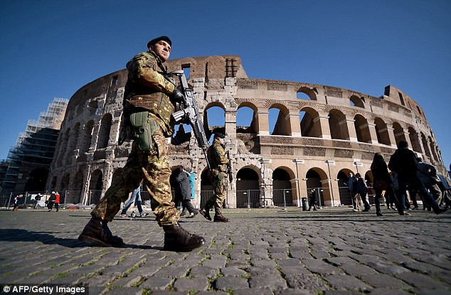 Thủ đô Italy đối mặt với nguy cơ khủng bố ở mức độ cao ảnh 1