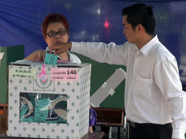 Thái Lan tổ chức bầu Thượng viện trong "trật tự, yên bình" ảnh 1