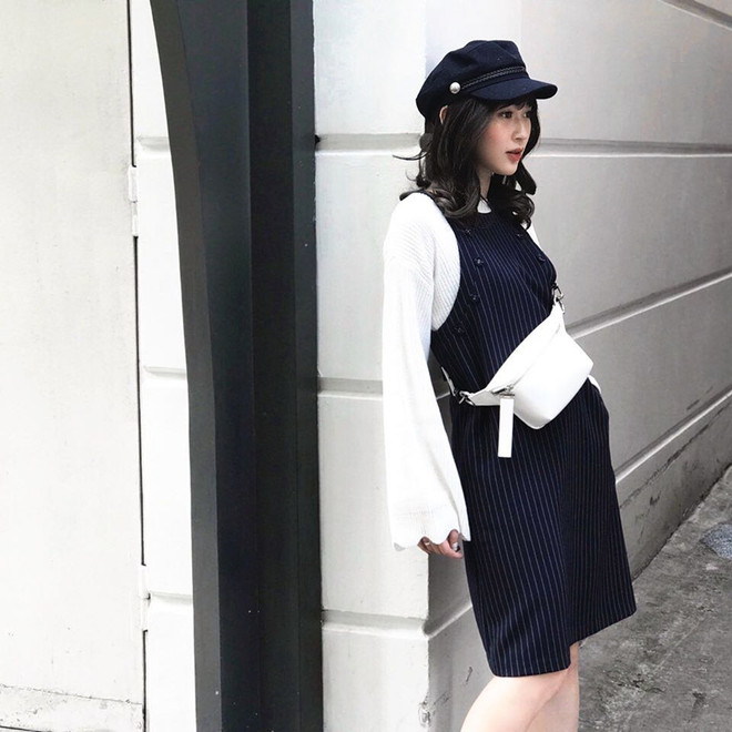 Quý cô thời trang Việt lăngxê áo khoác dáng dài ngày lạnh ảnh 10