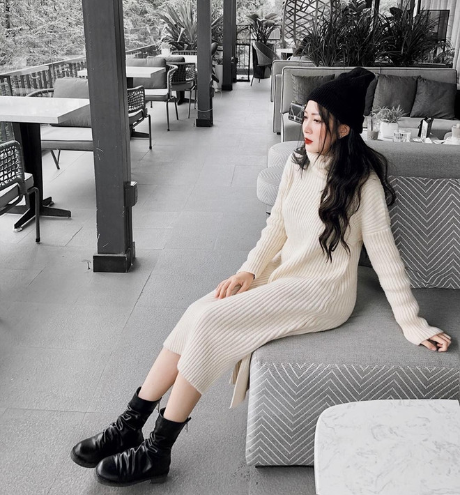 Quý cô thời trang Việt lăngxê áo khoác dáng dài ngày lạnh ảnh 11