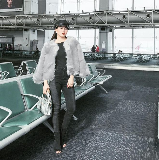 Quý cô thời trang Việt lăngxê áo khoác dáng dài ngày lạnh ảnh 8