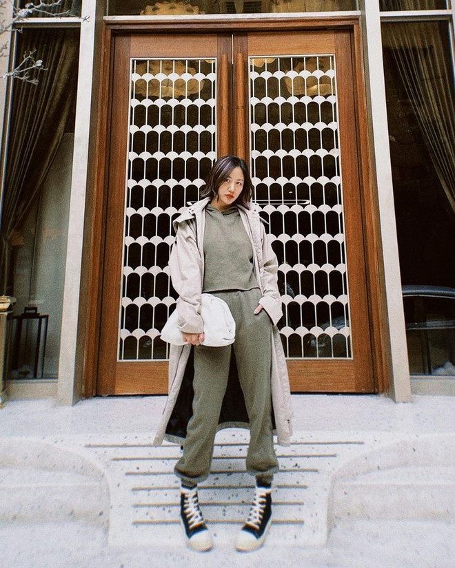 Diện đồ vừa ấm vừa xinh như street style của dàn mỹ nhân Việt ảnh 4