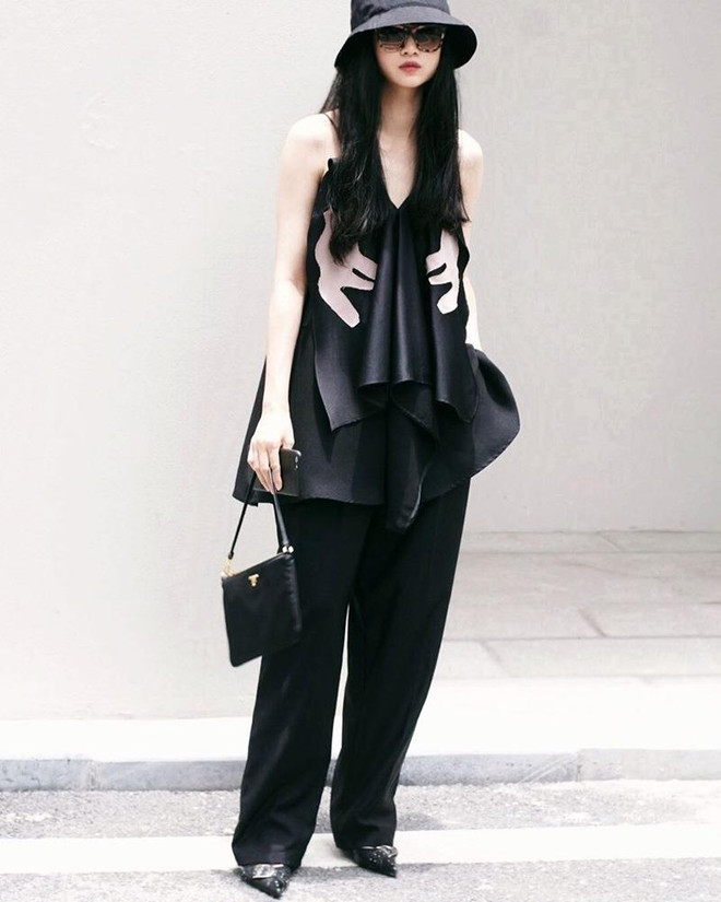 Mix đồ đen trắng vừa đẹp vừa sang như các quý cô thời trang Việt ảnh 9