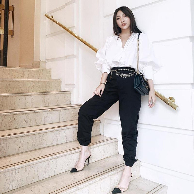 Mix đồ đen trắng vừa đẹp vừa sang như các quý cô thời trang Việt ảnh 2