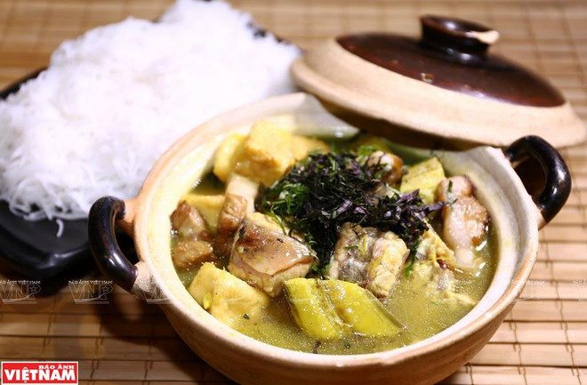 Cá lăng om chuối đậu vô cùng hấp dẫn với vị đậm đà, mềm ngọt ảnh 1