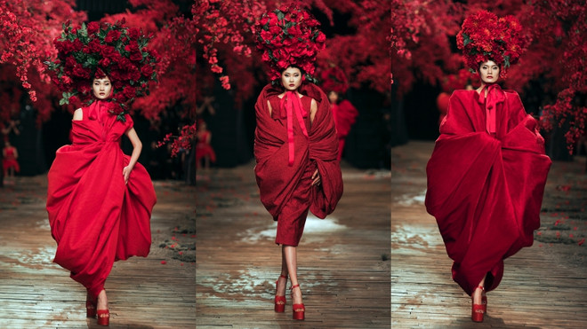 Tăng Thanh Hà tái xuất trên sàn catwalk show diễn của Đỗ Mạnh Cường ảnh 23