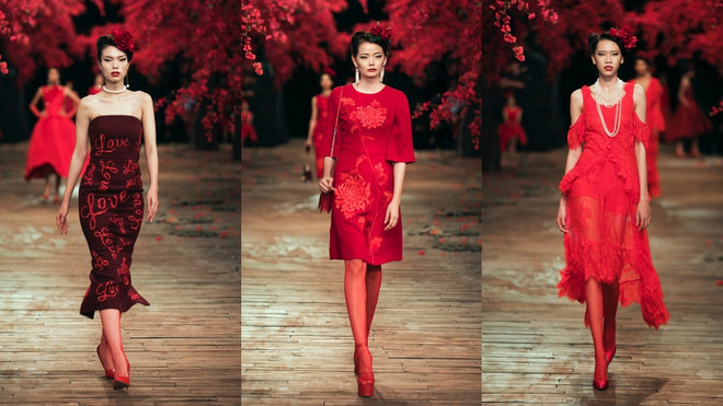 Tăng Thanh Hà tái xuất trên sàn catwalk show diễn của Đỗ Mạnh Cường ảnh 14