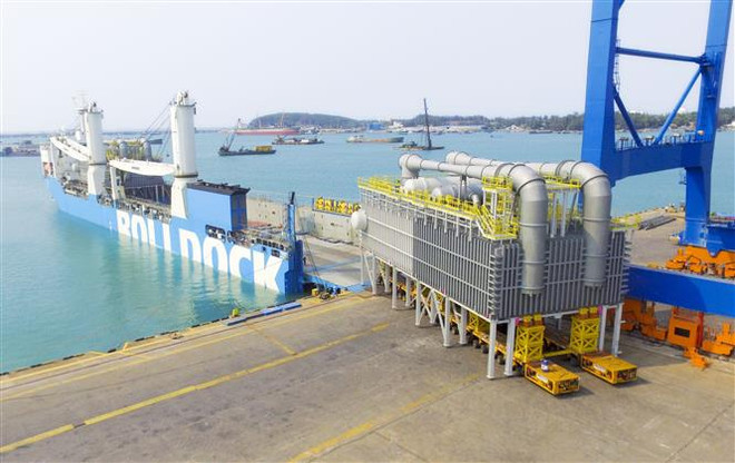 Doosan Vina xuất thiết bị khử mặn khổng lồ sang Vương quốc Bahrain ảnh 1