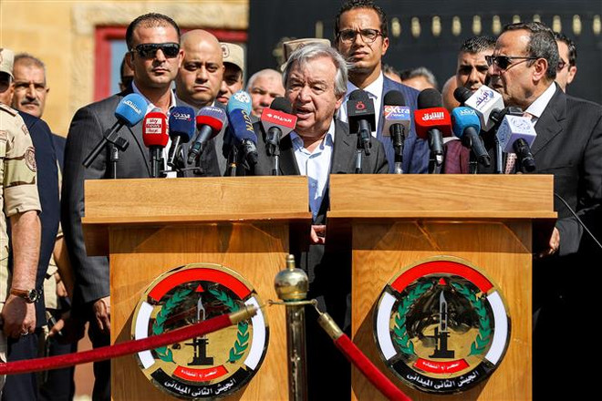 Tổng thư ký Liên hợp quốc kêu gọi ngừng bắn tại Dải Gaza ảnh 1