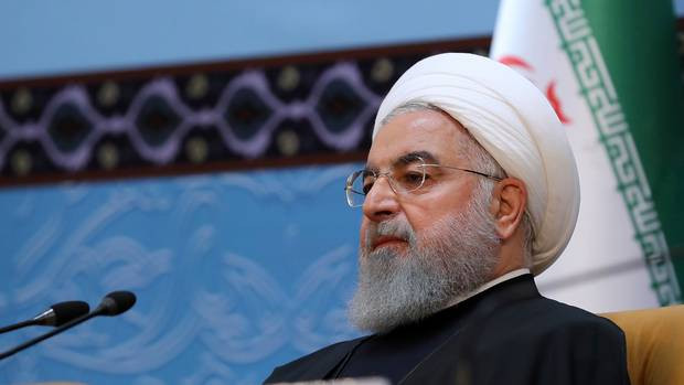 Tổng thống Iran Hassan Rouhani. (Nguồn: AP) Tổng thống Iran kêu gọi người Hồi giáo đoàn kết chống lại Mỹ ảnh 1