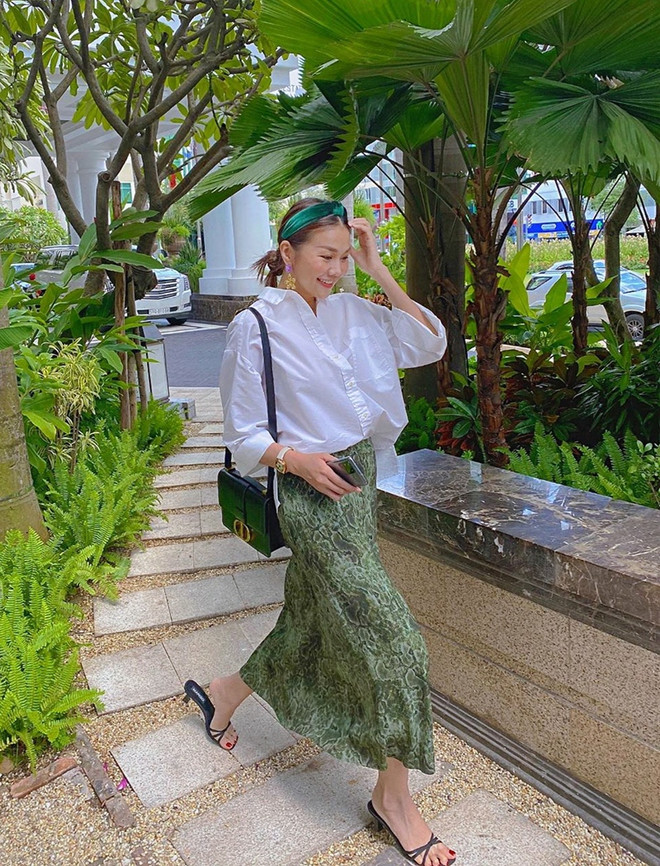 Street style ngập tràn hương vị mùa Hè của dàn mỹ nhân Việt ảnh 1