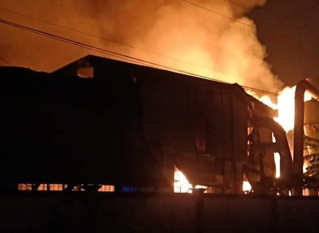 Bình Dương: Cháy lớn tại công ty sản xuất đồ gỗ của Hàn Quốc ảnh 1