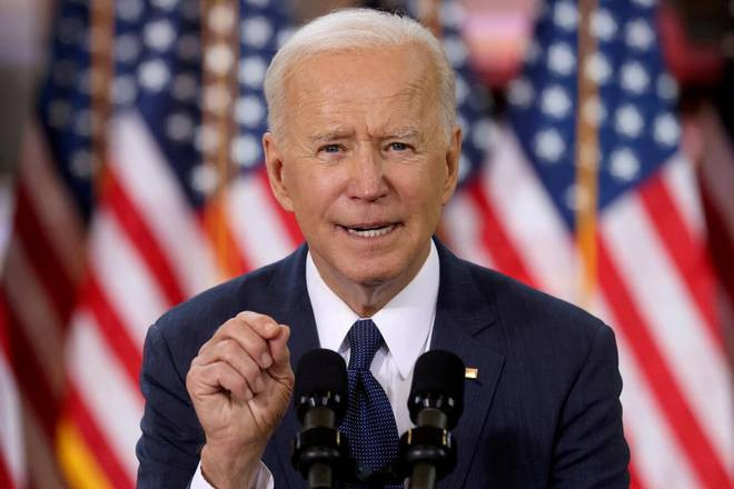 Tổng thống Biden. (Nguồn: Reuters) Tổng thống Mỹ kêu gọi các nước cam kết giảm phát thải khí methane ảnh 1