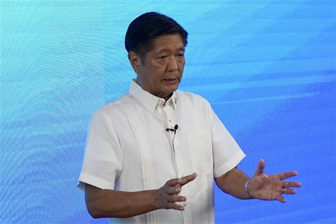 Ông Ferdinand Marcos Jr. (Ảnh: AFP/TTXVN) Quốc hội Philippines: Ông Ferdinand Marcos Jr đắc cử Tổng thống ảnh 1
