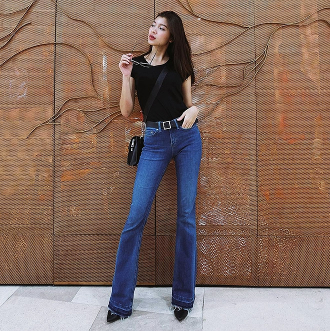Mỹ nhân Việt biến tấu ngẫu hứng với trang phục denim ảnh 2