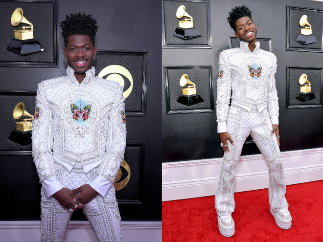 Khoảnh khắc thời trang thảm đỏ ấn tượng nhất lễ trao giải Grammy 2022 ảnh 10