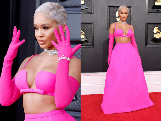 Khoảnh khắc thời trang thảm đỏ ấn tượng nhất lễ trao giải Grammy 2022 ảnh 7