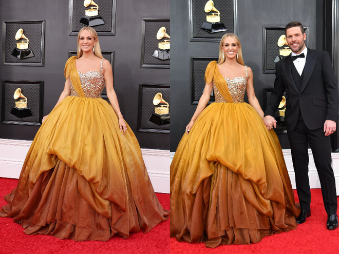 Khoảnh khắc thời trang thảm đỏ ấn tượng nhất lễ trao giải Grammy 2022 ảnh 3