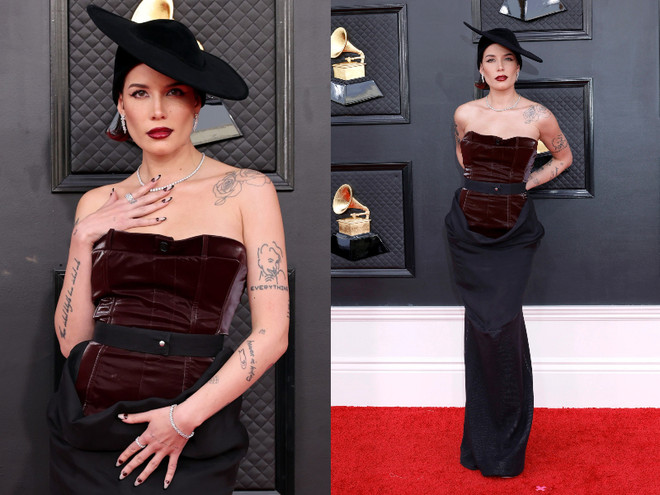 Khoảnh khắc thời trang thảm đỏ ấn tượng nhất lễ trao giải Grammy 2022 ảnh 2