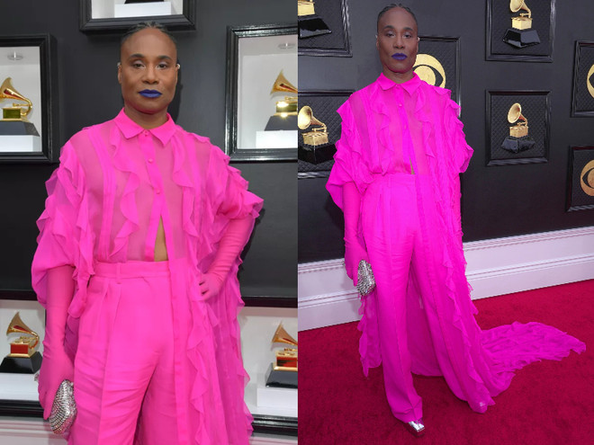 Khoảnh khắc thời trang thảm đỏ ấn tượng nhất lễ trao giải Grammy 2022 ảnh 6