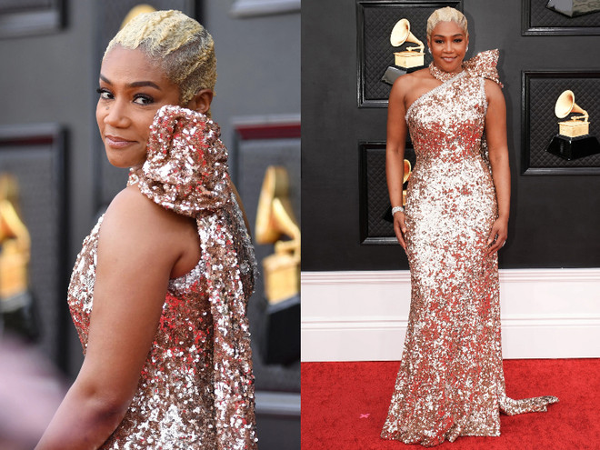 Khoảnh khắc thời trang thảm đỏ ấn tượng nhất lễ trao giải Grammy 2022 ảnh 4