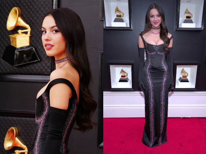 Khoảnh khắc thời trang thảm đỏ ấn tượng nhất lễ trao giải Grammy 2022 ảnh 1