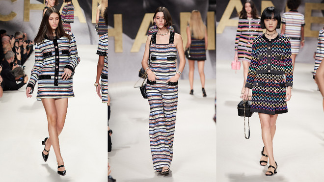 BST Xuân Hè 2022 của Chanel hồi sinh thời trang thập niên 80-90 ảnh 12