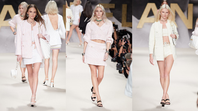 BST Xuân Hè 2022 của Chanel hồi sinh thời trang thập niên 80-90 ảnh 14