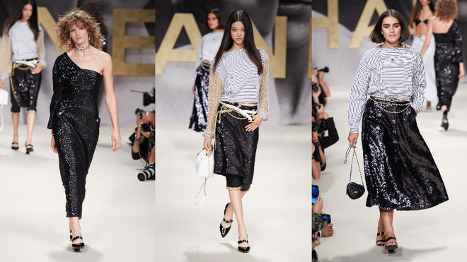 BST Xuân Hè 2022 của Chanel hồi sinh thời trang thập niên 80-90 ảnh 7