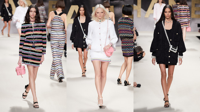 BST Xuân Hè 2022 của Chanel hồi sinh thời trang thập niên 80-90 ảnh 13