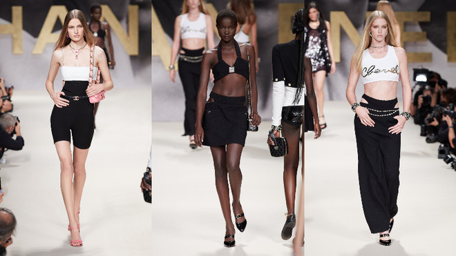 BST Xuân Hè 2022 của Chanel hồi sinh thời trang thập niên 80-90 ảnh 3