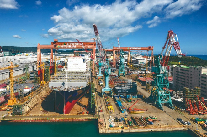 Các nhà máy đóng tàu Hàn Quốc giành lại vị trí dẫn đầu về đơn đặt hàng ảnh 1