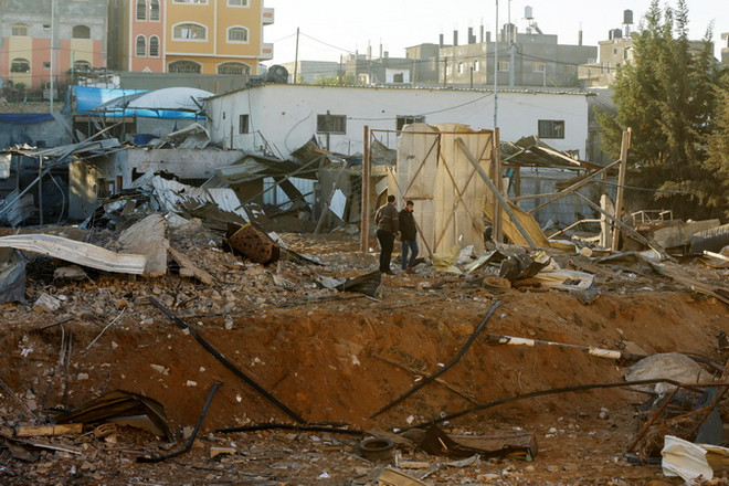 Không quân Israel tấn công các mục tiêu của Hamas tại Dải Gaza ảnh 1