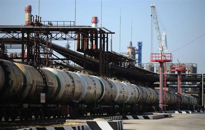 Hệ thống đường ống dẫn khí đốt của Tập đoàn dầu khí Gazprom thuộc Nga. (Ảnh: ITAR-TASS/TTXVN) Tổng thống Nga chỉ thị Gazprom triển khai thanh toán bằng đồng ruble ảnh 1
