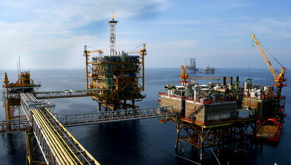 Diễn tập xử lý sự cố rò rỉ khí đường ống dẫn khí trên biển ảnh 1