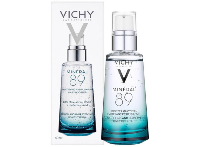 Tinh chất Vichy - Fortifying and Plumping Daily Booster (985.000 đồng): 89% nước khoáng Vichy cô đặc phối hợp với Hyaluronic Acid giúp phục hồi, tái tạo hàng rào bảo vệ da; đồng thời bảo vệ da khỏi các tác nhân có hại như ô nhiễm, stress… Mười nguyên tắc giúp rửa mặt sạch bạn nên thuộc nằm lòng ảnh 4