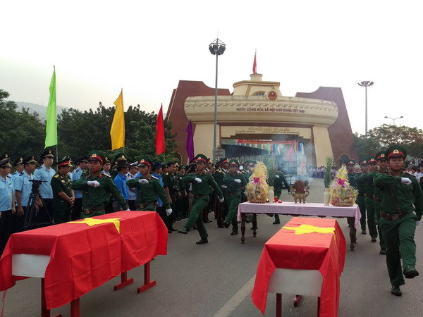 Quảng Trị, Kon Tum tổ chức truy điệu và an táng hài cốt liệt sỹ ảnh 1