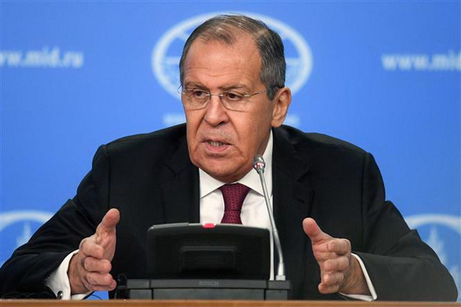 Ngoại trưởng Nga Sergey Lavrov. (Ảnh: AFP/TTXVN) Ngoại trưởng Nga Sergey Lavrov đề cao quan hệ với Trung Quốc ảnh 1