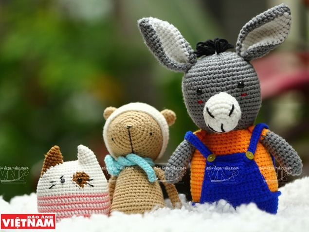 Ngộ nghĩnh các sản phẩm thú bông handmade làm bằng len ảnh 11