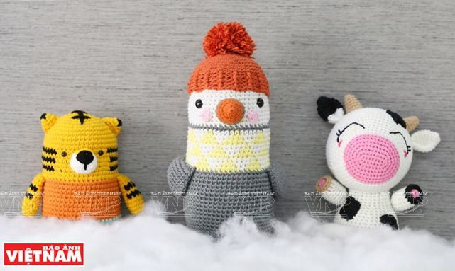 Ngộ nghĩnh các sản phẩm thú bông handmade làm bằng len ảnh 12