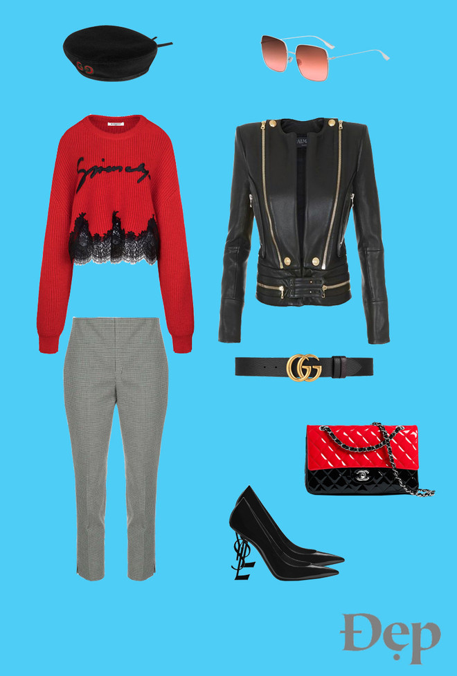 Gợi ý cách phối trang phục họa tiết nanh sói mùa Thu Đông sành điệu ảnh 6