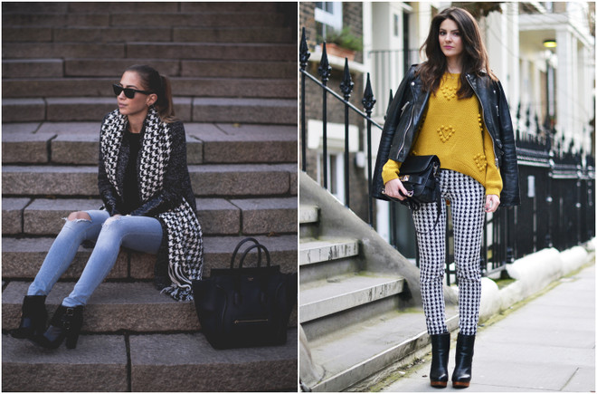 Gợi ý cách phối trang phục họa tiết nanh sói mùa Thu Đông sành điệu ảnh 1